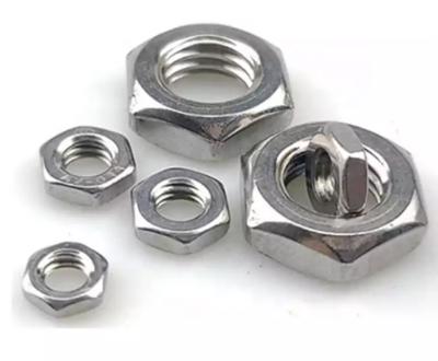 China Heavy Industry Hot-selling high-quality Chinese factory-made DIN439 stainless steel carbon steel flat hexagon thin nut plug nut for sale