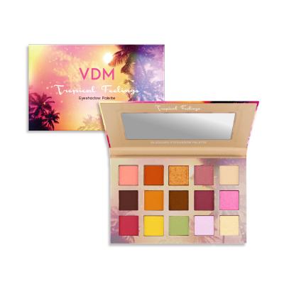 China Waterproof 15 Colors DIY Private Label Eyeshadow Palette Makeup Palette High Quality Eyeshadow Palettes for sale