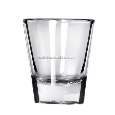 China Beautiful and practical STORED! Mini hot shot glass wine glass, thick bottom shot glass for sale