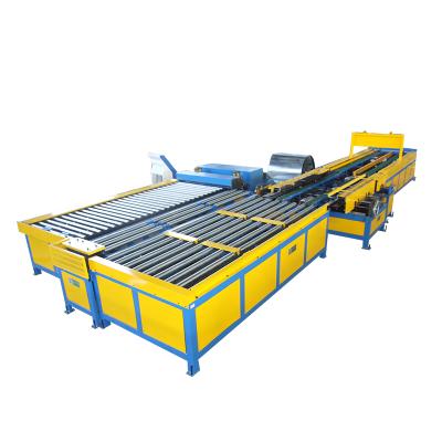 China Carbon Steel Duct Making Rectangular Pipe Making Line 5 , Automatic Line Air Duct Machine For HVAC Tube Forming for sale