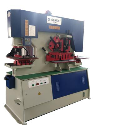 China Metal Punching& Q35Y Series Iron Worker Hydraulic Shear Locksmiths Shearing and Punching Machine for sale