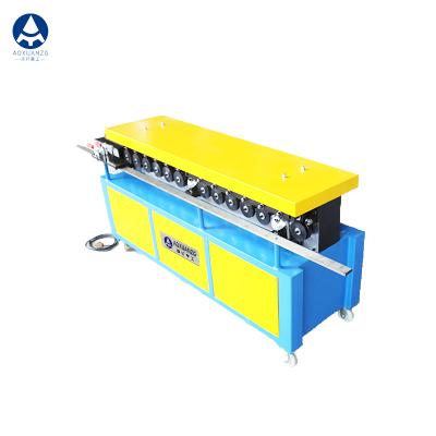 China food & Beverage Plant T-12 TDF Flange Forming Machine , Rectangular Air Duct Making Machine For 1.2 Mm Galvanized Sheet for sale