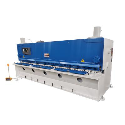 China QC11K Hotels Series E21S CNC Blue Hydraulic Mini Guillotine Shearing Machine for sale