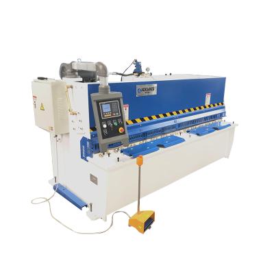 China Sheet Metallurgy CE & ISO Certified Hydraulic Sheet Metal Swing Beam Shear Machine 6*2500 for sale