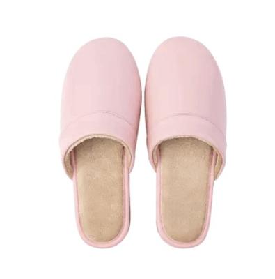 China Fashion trend comfortable sheepskin leather non-slip soles for men and women indoor slippers for sale