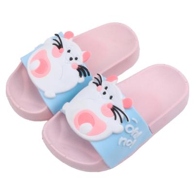 China Lovely children boys and girls summer children's slippers zhongda children's waterproof non-slip princess baby slippers for sale