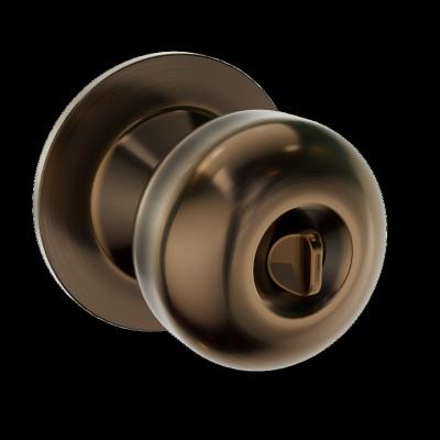 China Multifunctional Round Apartment Satin Stainless Steel Knob Lock Hotel Door Lock FIGHTER Lock for sale