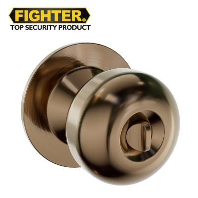 China China Origin 304 Satin 201 Stainless Steel Round Knob Lock Hotel Door Lock Multifunction Top Selling Apartment Factory Price for sale