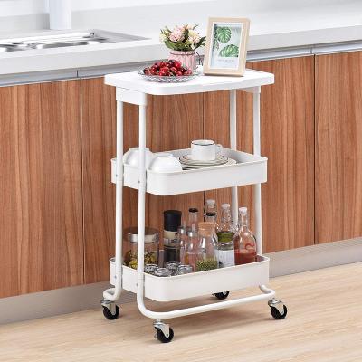 China CLASSIC Support Stands Storage Rack Cart Cart Rolling Storage and Organizer Storage Cart for Kitchen Bathroom Bedroom for sale