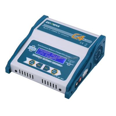 China Professional UAV EV-PEAK RC Model C4 80W 8A Balance Charger with 1-6s lipo battery for sale