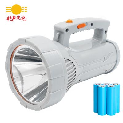 China Hunting Searching Cheap Portable Electric Camping Hand Light Led Police Water Proof Tactical Searchlight for sale