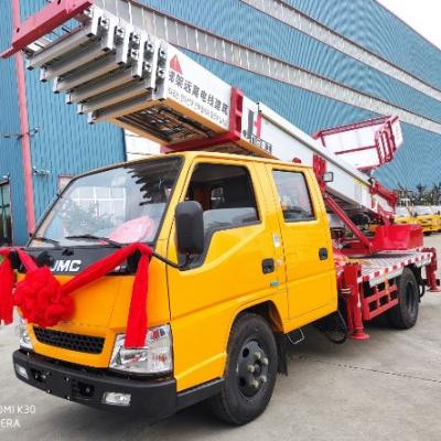 China Construction Material Shops 17m 20m 21m 23m 28m 36m 45m Building Material Stores Ladder Truck Boom Truck Cargo Lifting Platform With Hydraulic System And Basket for sale