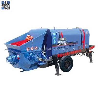 China Construction worksÂ   Construction worksÂ   Small fine stone trailer concrete pump mobile pumping machine for sale for sale