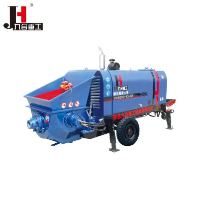 China Underfloor heating project underfloor heating project JH brand! XBS40-13-48 Electric Trailer Mounted Concrete Pumps , Stationary Concrete Pump in Algeria for Underfloor Heating Project for sale