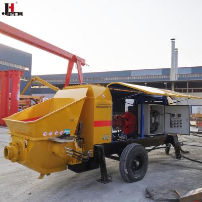 China JIUHE BRAND HBT80-16-132 Retail Electric Trailer Concrete Line Ground Floor Pump For High Rise Building, Swimming Pool for sale