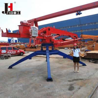 China Plant 15m 17m 18m 21m 23m spider concrete placement boom / concrete pump dispenser /stationary concrete placement boom for sale