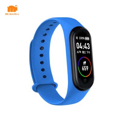 China Hot Sale 2022 MP3 Playback Wristband M4 Smart Band Blood Pressure Heart Rate Android Smart Watch For M4 M5 M6 for sale