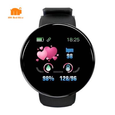 China MP3 playback 2020 new arrivals relojes relojes BT smartwatch heart rate blood pressure sleep tracker for IOS Android D18 for sale