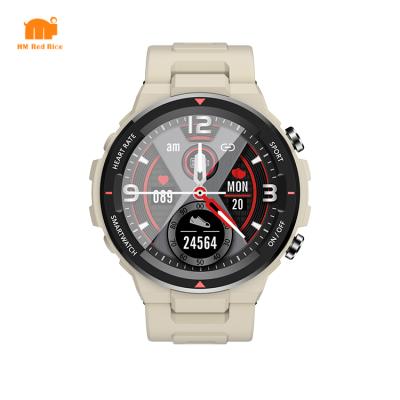 China MP3 Playback App Control Full Tooth IP 67waterproof Touch Screen Adult 2021 Blue Smart Watch for sale