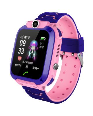 China HOT Touch Screen 2021 Q12 Deeply Waterproof Smart Watch Children SIM Card Kids Smart Watch SOS GPS Reloj With HD Camera for sale