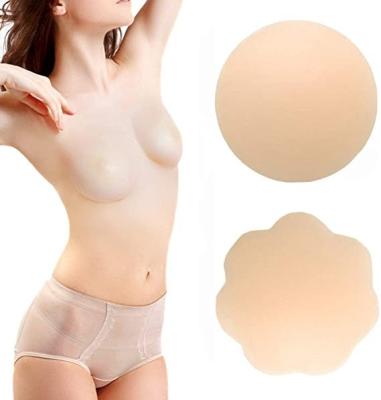 China Cloth/Silicon NIPPLES Nipple Covers Travel Box One Adhesive Pies Pairs Reusable Silicon Cover for sale