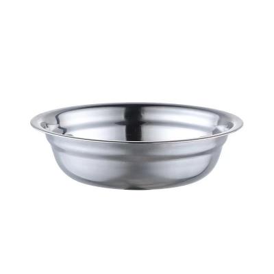 China High Quality Kitchen Utensil Soup Stainless Steel Sink Sustainable Fine Rice Bowl for sale