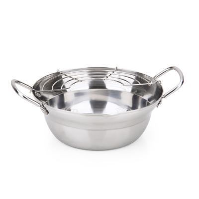 China China Sustainable Cheap Wholesale Kitchen Stainless Steel Frying Pot Cooking Set for sale