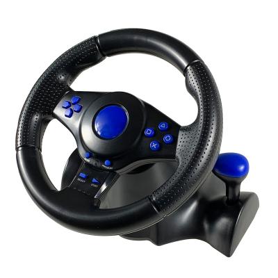 China With handbreak double vibration racing steer wheel for PS3/PS4/PC/box one/box360/Android/Switch car game controller gamepad for sale