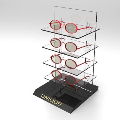 China Custom Small Size Eyeglass Eyewear Display Stand, Optical Shop Window Displays, Eyeglass Holder for sale