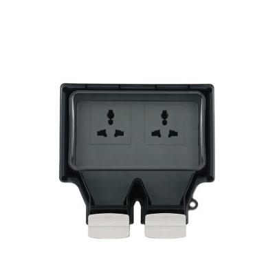 China Advantages IP66 Waterproof Waterproof Multi Plug Socket Wall Sockets for sale