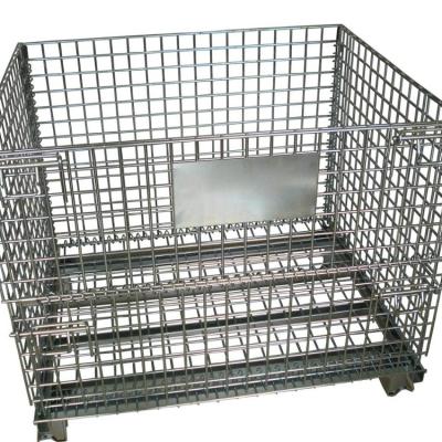 China Warehouse Welded Type Mesh Cage Portable Storage Metal Cage Storage Cages for sale