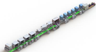 Китай Производственная линия батареи лития управлением PLC автоматическая для автоматического мобильного телефона стартера продается