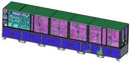 Китай Станция простой производственной линии автомобильного аккумулятора полноавтоматическая двойная охватывает тестер продается