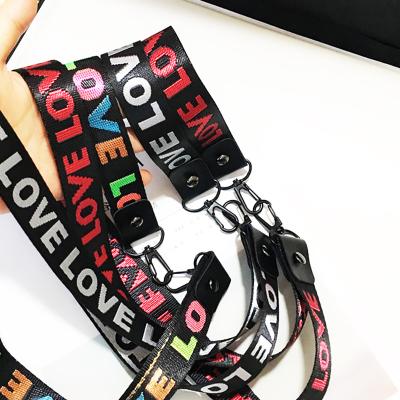 China Promotional Gift Polyester Custom Woven Nylon Nurse Woven Designer Bracelet Lanyard Luxury Loose Chain Sublimation for sale