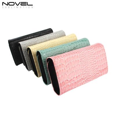 China New Sublimation Crocodile Eco-friendly Stylish Eyeglass Case PU Glass Leather Case for sale