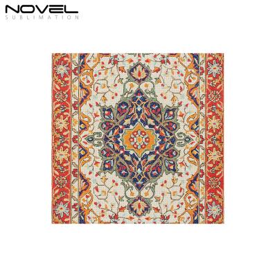 China Viable Custom Cotton Canvas Sublimation Blank Double Layer Coaster for sale