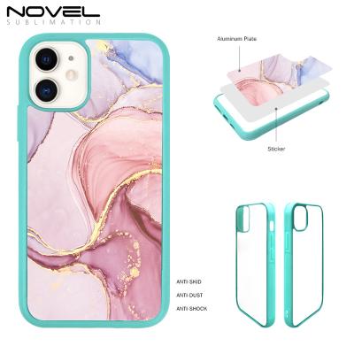 China New Arrival 2D Shockproof Colorful Sublimation Soft Rubber Phone Case With Anti-slip Design For iPhone 11 for sale