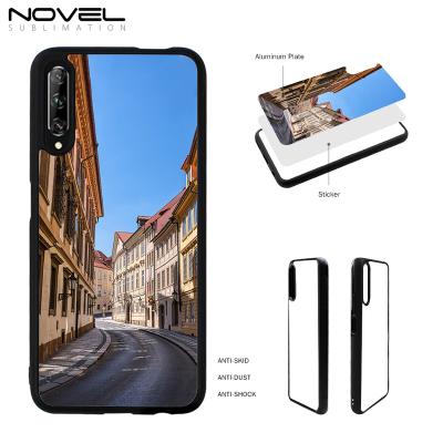 China 2D Customized High Quality Shockproof TPU Sublimation Phone Case With Blank Metal Insert For Huawei Y9S for sale