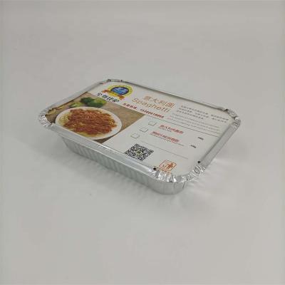 China For Printing Aluminum Foil Container Cover Aluminum Foil Container Cover, Aluminum Tray Panel Cover for sale