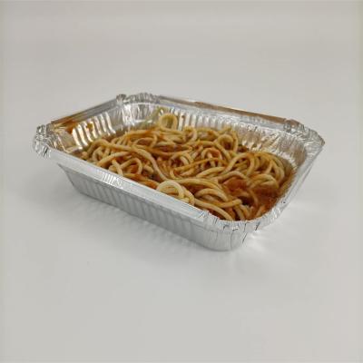 China Ovensafe Packaging Food Containers Aluminum Disposable Cake Pans Take Out Trays for sale