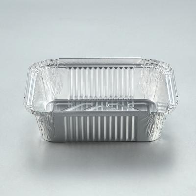 China Food Barbecue Aluminum Foil Container 700ml Disposable Disposable Baking Tray for sale