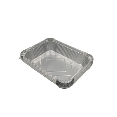 China Recyclable Material Aluminum Container Foil Food Packaging Disposable Baking Tray for sale