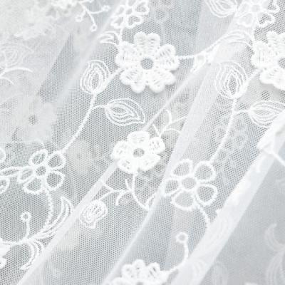 China Viable Embroidered Lace Fabric, French Lace Fabric For High Grade Wedding Dress, Evening Dress, DIY for sale