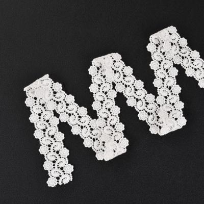 China Other Lace 2021 High Quality Trim White Water Soluble Embroidery Lace for sale