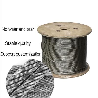 China Modern Elevator Fiber Governor Rope 6mm 8mm 10mm 12mm Steel Wire Iron Wire Rope For Elevator for sale