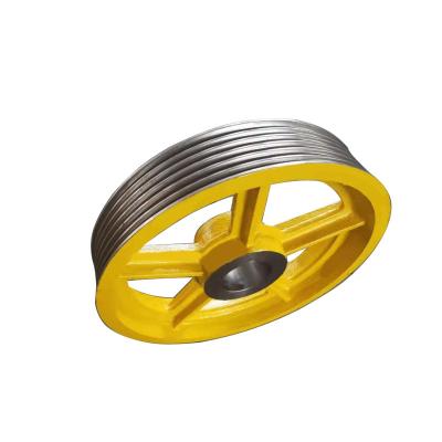 China Modern Best Quality Hitachi Elevator Parts Traction Machine Pulley Main Drive Pulley Elevator Drive Pulley for sale