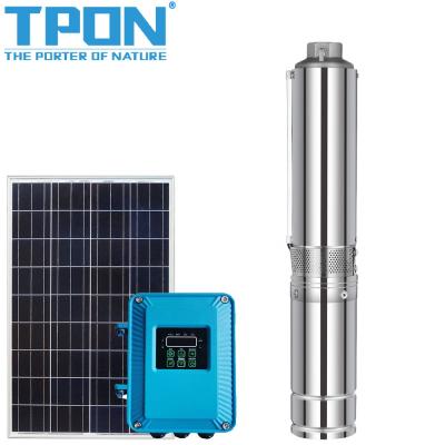 China Submersible 1.5kw (2hp) Solar Water Pump For Borehole for sale