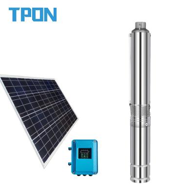 China Family Houses Solar Submersible Pump 1.5 Hp Solar Water Pump for sale