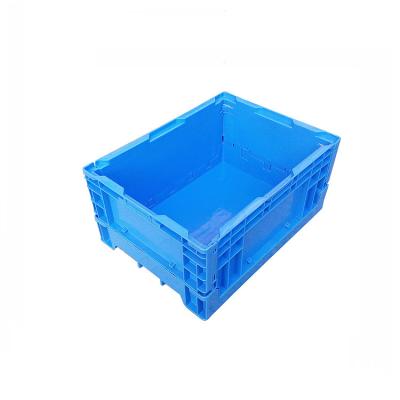 China 550*365*160mm Large Storage Box Car Storage PP Box Collapsible Collapsible Camping Blue Auto Folding Box for sale