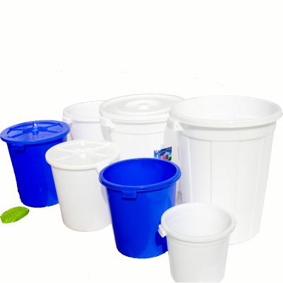 China 460*480MM Recyclable Plastic Bucket Without Lid Round Bucket Water Storage Bucket for sale